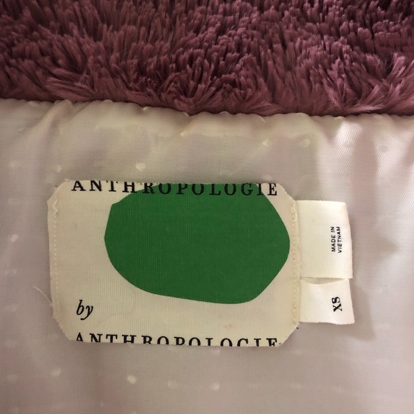 Anthropologie Pink Faux Fur Jacket - XS - Picture 4 of 4